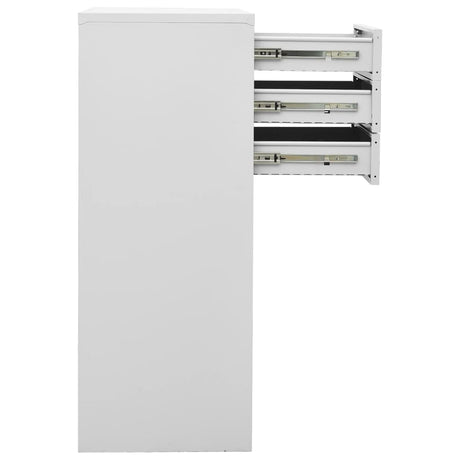 Office Cabinet 90X40X125 Cm Steel