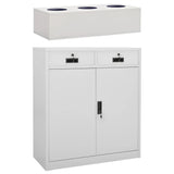 Office Cabinet 90X40X125 Cm Steel