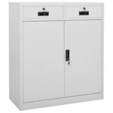 Office Cabinet 90X40X125 Cm Steel