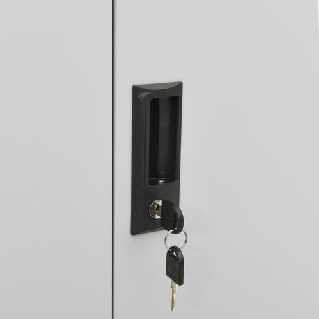 Office Cabinet 90X40X125 Cm Steel