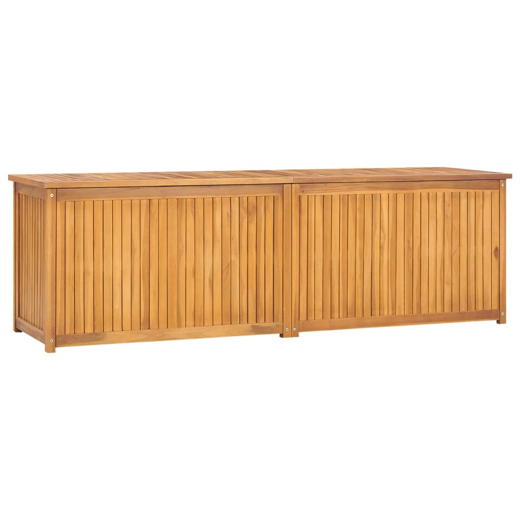 Garden Storage Box Solid Teak Wood