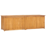 Garden Storage Box Solid Teak Wood