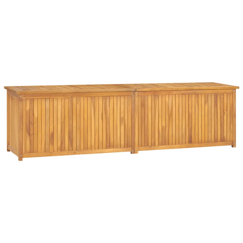 Garden Storage Box Solid Teak Wood