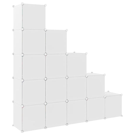 Cube Storage Cabinet For Kids With 15 Cubes Pp