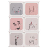 Cube Storage Cabinet For Kids With 6 Cubes Pp