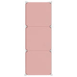 Cube Storage Cabinet For Kids With 6 Cubes Pp