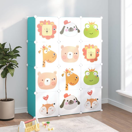 Cube Storage Cabinet For Kids With 6 Cubes Pp
