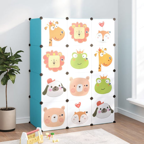 Cube Storage Cabinet For Kids With 6 Cubes Pp