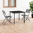 Folding Outdoor Chairs 2 Pcs Steel And Textilene