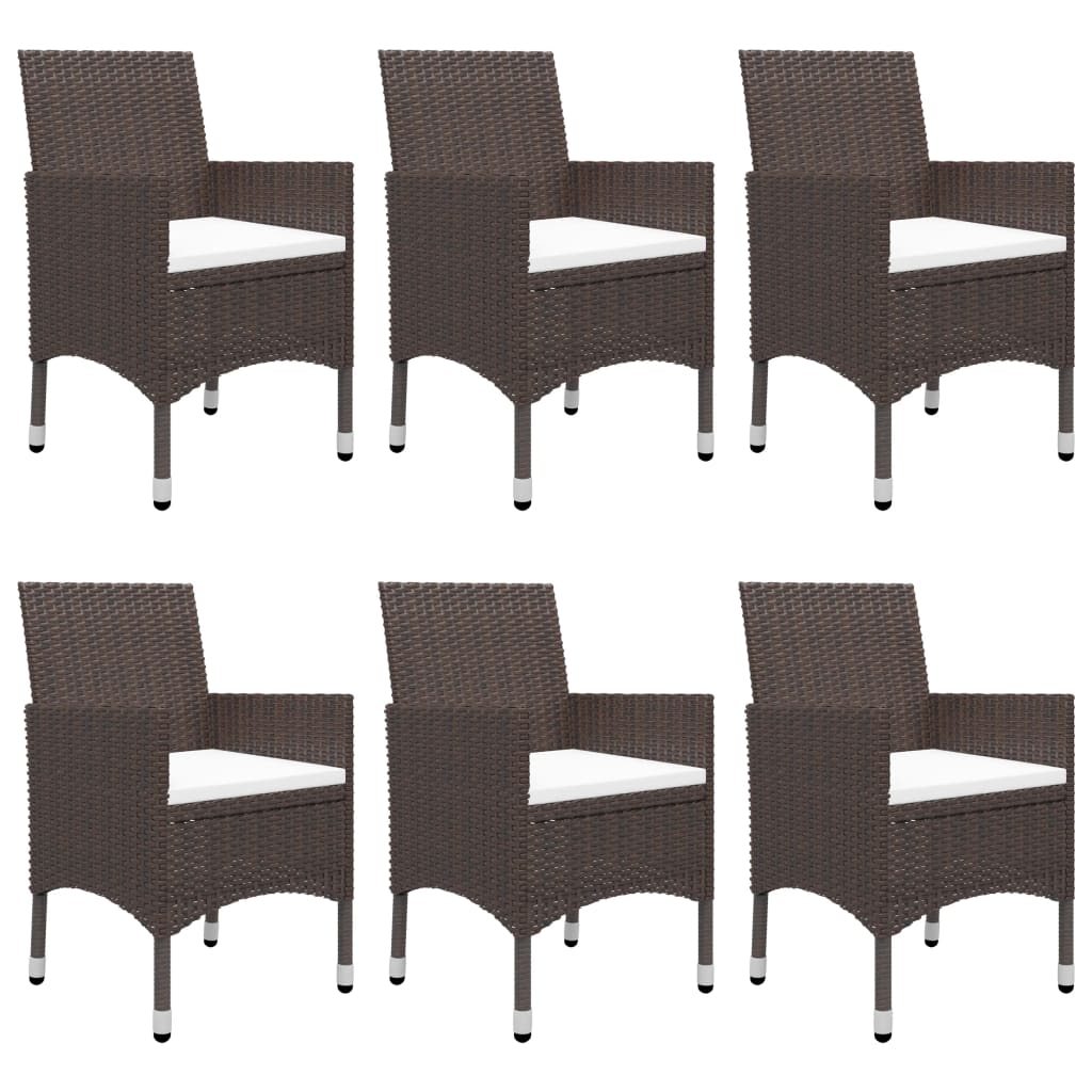 7 Piece Garden Dining Set With Cushions