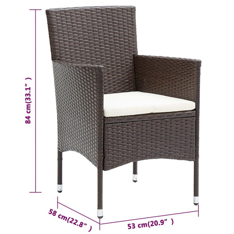 7 Piece Garden Dining Set With Cushions