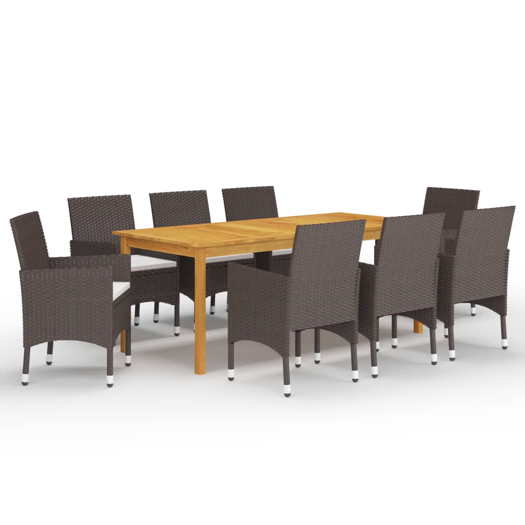 7 Piece Garden Dining Set With Cushions