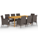 7 Piece Garden Dining Set With Cushions
