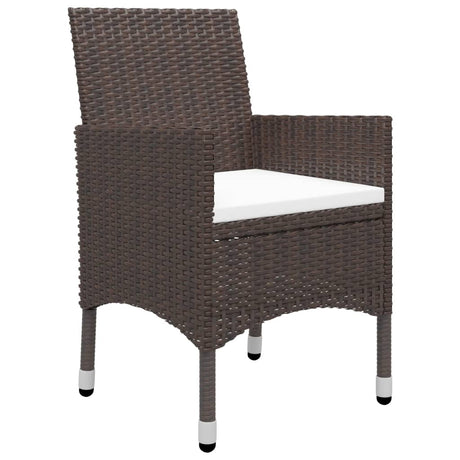 3 Piece Garden Dining Set With Cushions