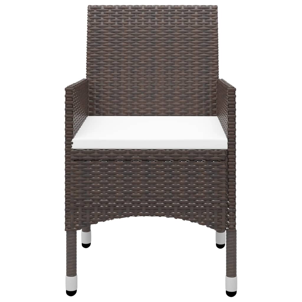 3 Piece Garden Dining Set With Cushions