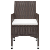 3 Piece Garden Dining Set With Cushions
