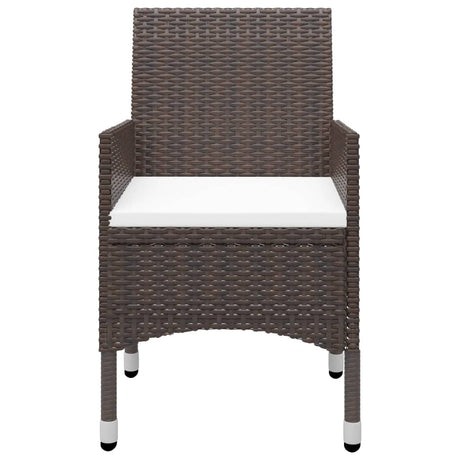 3 Piece Garden Dining Set With Cushions