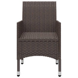 3 Piece Garden Dining Set With Cushions