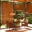 3 Piece Garden Dining Set Poly Rattan And Tempered Glass