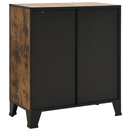 Storage Cabinets 2 Pcs 72X36X82 Cm Metal And Mdf