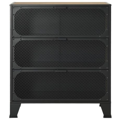 Storage Cabinets 2 Pcs 72X36X82 Cm Metal And Mdf