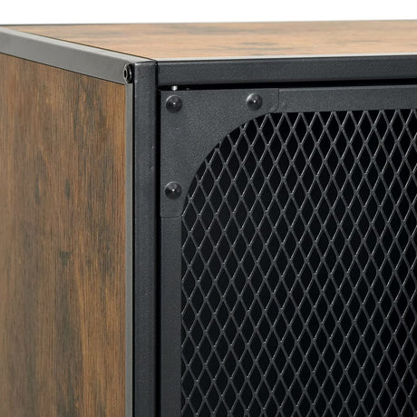 Storage Cabinets 2 Pcs 72X36X82 Cm Metal And Mdf
