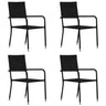 Garden Dining Chairs 2 Pcs Stackable Poly Rattan