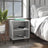 Bed Cabinet With Metal Legs 40X30X50 Cm