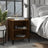 Bed Cabinet With Metal Legs 40X30X50 Cm