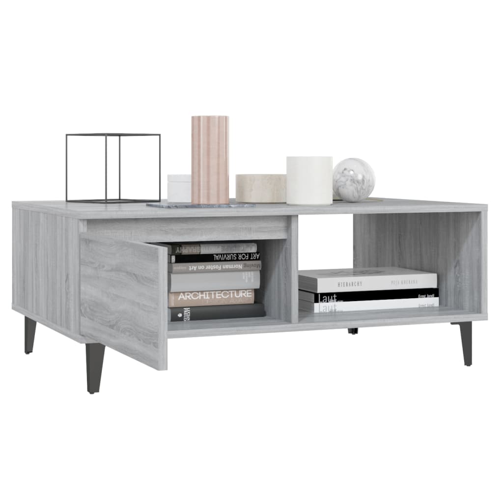 Coffee Table 90X60X35 Cm Engineered Wood