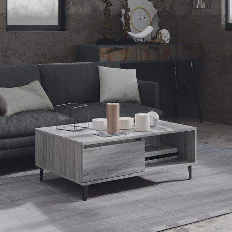 Coffee Table 90X60X35 Cm Engineered Wood