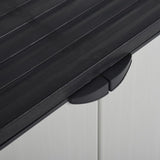 Garden Storage Cabinet With 1 Shelf Grey And Black 68X40X85 Cm
