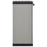 Garden Storage Cabinet With 1 Shelf Grey And Black 35X40X85 Cm