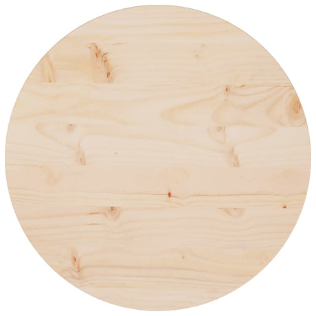 Table Top Ø30X2.5 Cm Solid Wood Pine