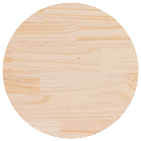 Table Top Ø30X2.5 Cm Solid Wood Pine