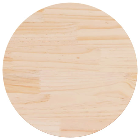 Table Top Ø30X2.5 Cm Solid Wood Pine