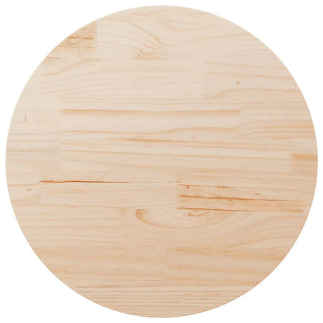 Table Top Ø30X2.5 Cm Solid Wood Pine