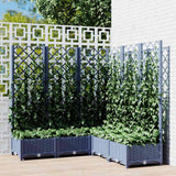 Garden Planter With Trellis Pp