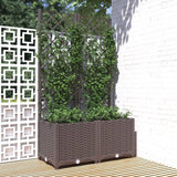 Garden Planter With Trellis Pp
