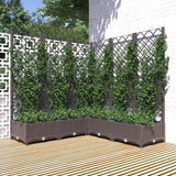 Garden Planter With Trellis Pp