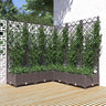 Garden Planter With Trellis Pp