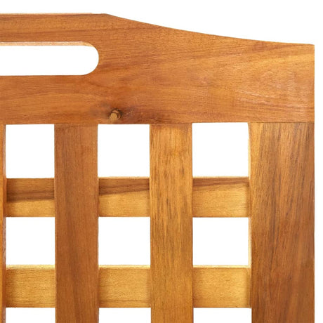 3-Panel Room Divider Solid Wood Acacia