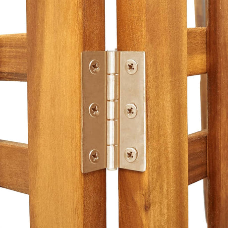 3-Panel Room Divider Solid Wood Acacia
