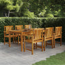 Garden Table Solid Acacia Wood