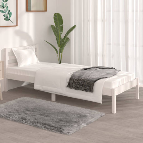Bed Frame Without Mattress Solid Wood Pine 200X200Cm
