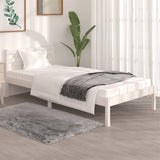 Bed Frame Without Mattress Solid Wood Pine 200X200Cm