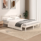 Bed Frame Without Mattress Solid Wood Pine 200X200Cm