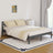 Bed Frame Without Mattress Solid Wood Pine 200X200Cm