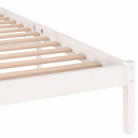 Bed Frame Without Mattress Solid Wood Pine 200X200Cm