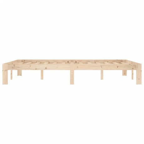 Bed Frame Without Mattress Solid Wood Pine 140X200Cm